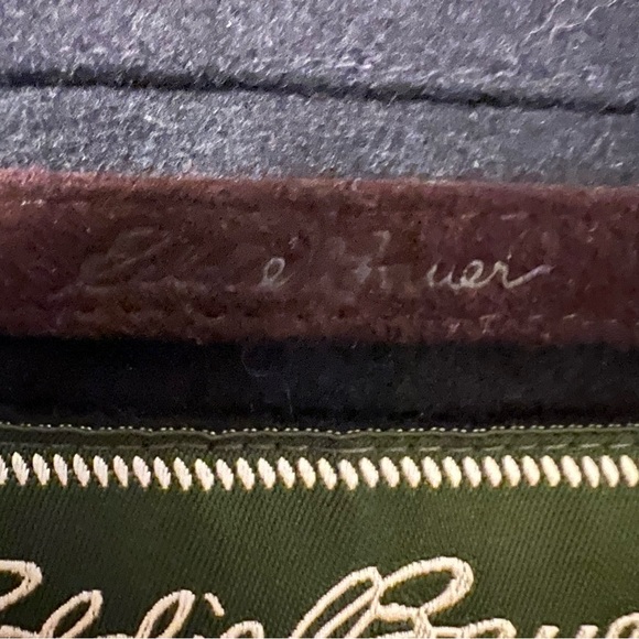 EDDIE BAUER Wool Blend Jacket Quilted Lined Navy Chore Jacket Workwear NWT - Picture 5 of 10